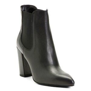 FORMENTINI Made In Italy Leather Pointy Boots Black | 40